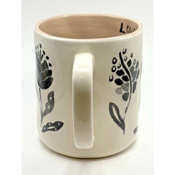 Anthropologie Hestia Coffee Cup Mug Love is Love Used - Picture 5 of 10